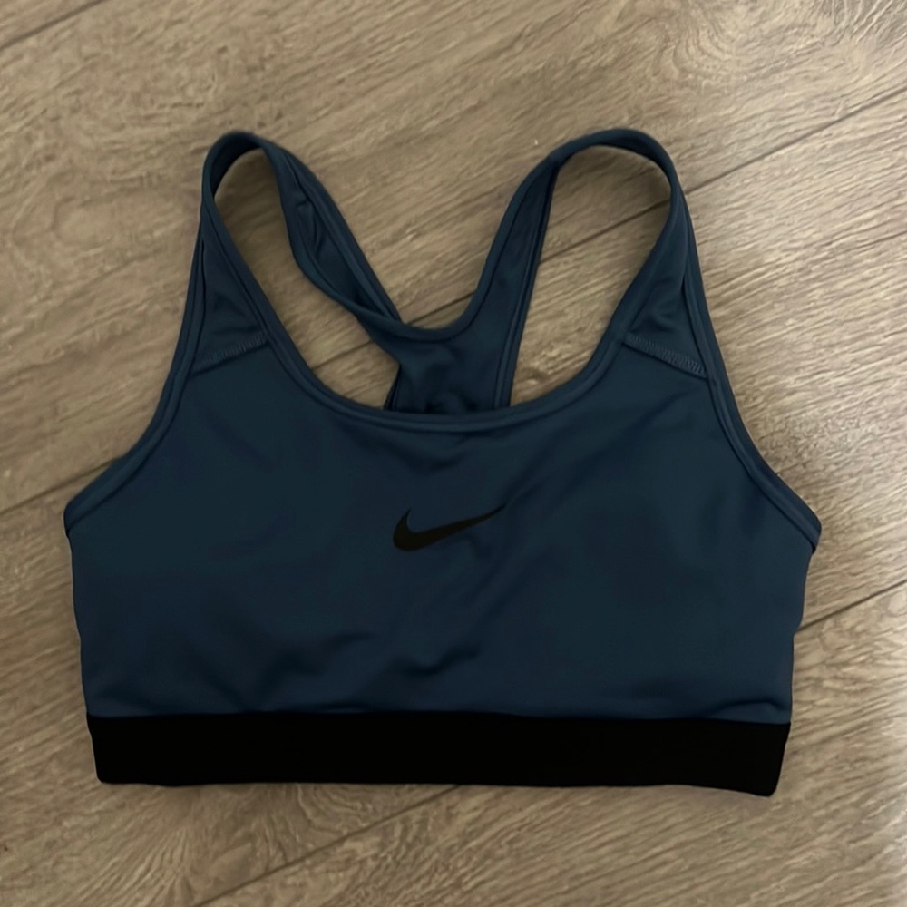 Nike blue sports bra